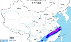 中央气象台6月25日继续发布暴雨红色预警