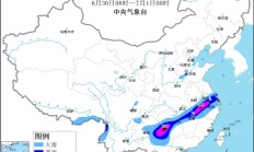 暴雨红色预警继续发布：湖南西南部等地局地有特大暴雨