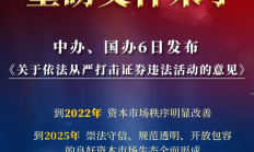 证券市场“零容忍”重磅文件来了！